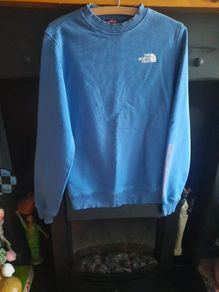 the north face blue sweater