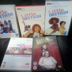 Little Britain Dvd Bundle Series 1-3 + Live Show + Rock Profile Bbc Comedy