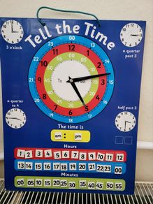 Kids Educational Learning Board Set Time & Calendar