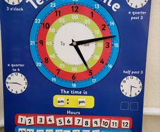 Kids Educational Learning Board Set Time & Calendar