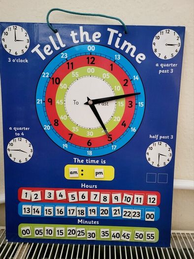 Kids Educational Learning Board Set Time & Calendar