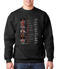 Liverpool FC Signature Player sweatshirt jumper liverpool players autographs sweatshirt jumper
