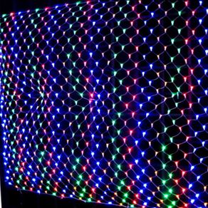 Net Christmas Fairy Lights Waterproof Outdoor Indoor 200LEDs 3MX2M (10ftX6.6ft) Multi Colours [Energy Class A++]