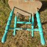 Antique Victorian solid wooden country kitchen chair Image 7