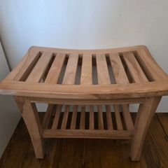 Solid Teak Shower/Spa Bench