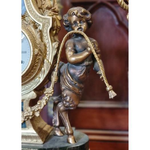 Three Piece Clock & Candelabra Set KAS1370