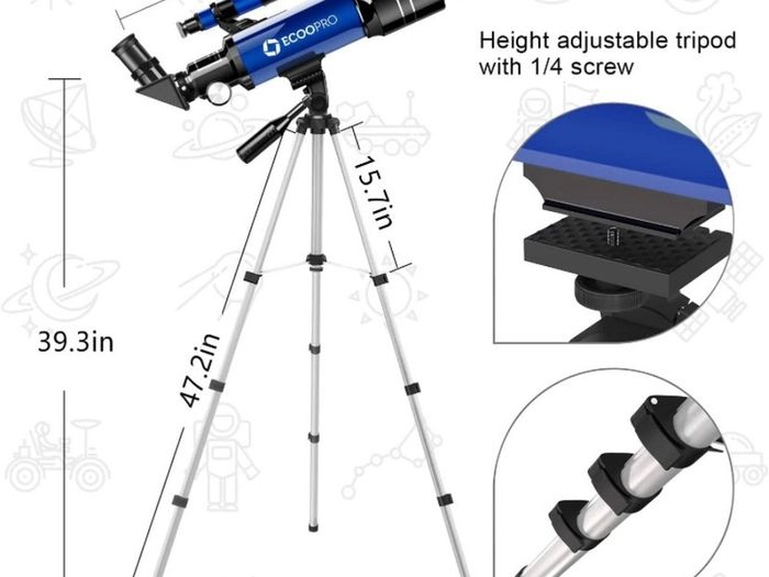 CURRENTLY ON SALE FOR 100 EURO Telescopes for Kids Beginners,70mm Astronomy Refractor Telescope with Adjustable Tripod Portable Scope for Adult Children (FREE POSTAGE)