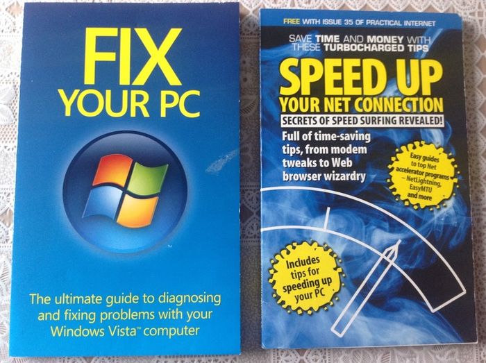 Computer solutions books for Vista.