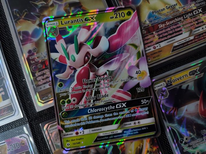 Lurantis GX ! Ultra Rare ! from Sun & Moon Set ! 2017 ! Pokemon Card !
