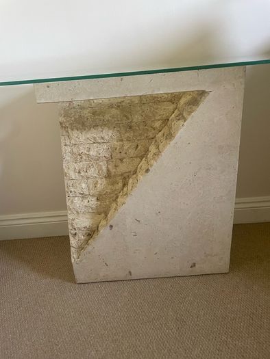 Matching hall table and mirror