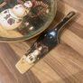 Christmas Cake Plate and Server Image 2