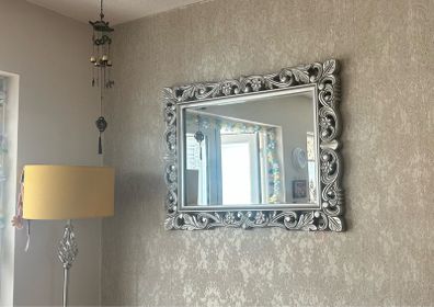Large wall Mirror.  100cm x 75cm.  Collect Swords area.