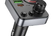 HOCO E86 48W Fast Charger Car Bluetooth FM Transmitter Led Disply