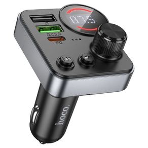HOCO E86 48W Fast Charger Car Bluetooth FM Transmitter Led Disply