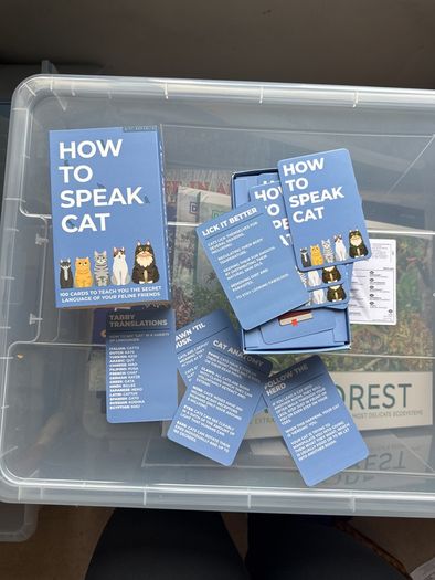 'how to speak cat' cards