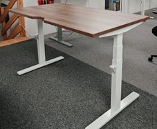 Height Adjustable Desk (Walnut)