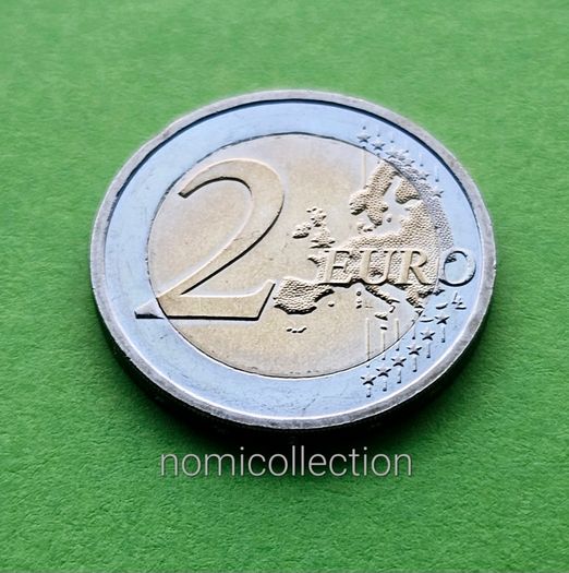 Ireland 2014 year Uncirculated 2 Euro coin.