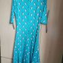 NEW - Lindy bop turquoise puffin dress UK 10-12 Image 2