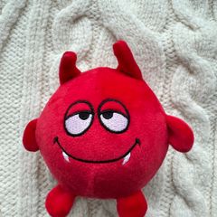Red Devil Squishimi Plush Scented Ball approx 8. 5cm Used Please look at the pictures