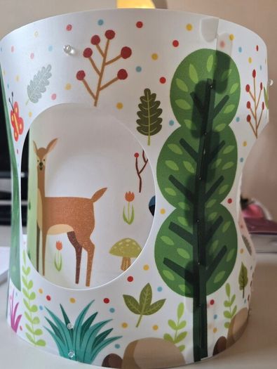 Childrens rotating lampshade