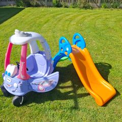 Trike bike and grow up slide