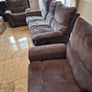 3 seater recliner and 2 reclining chairs Image 4