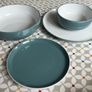 F&F HOME Aura Sea Green 12 Piece Dinner Set x 2 Image 6