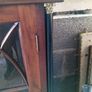Vintage mahogany display cabinet with key Image 2