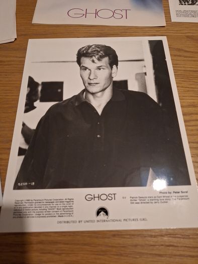 GHOST Movie Press Kit, Patrick Swayze