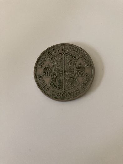English half crown 1944,1947