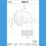 McAlpine MAC-8 90 Degree Bend Toilet Waste Pipe Image 2