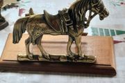 Vintage brass letter rack