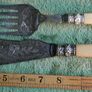 Antique - Silver Plated Edwardian  Fish Serving Set - Silver Plated Edwardian Table Flatware Set Image 8