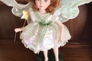 Collectible China Alberon Christmas Fairy Doll with stand in box
