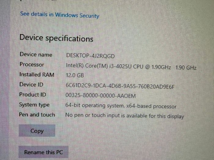 HP Pavilion Mini Desktop 300-0xx