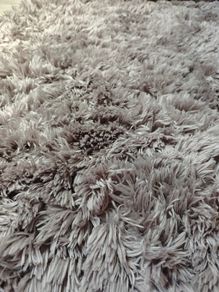Grey/silver Shaggy Pile Rug