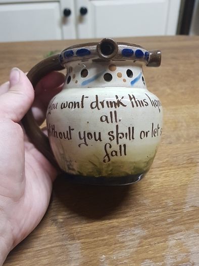 Vintage Cup Impossible to Drink from:)