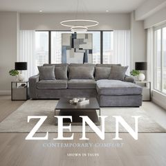 Zenn L Shape Chaser Fullback Sofa
