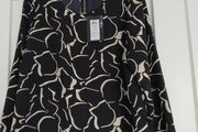 Black and cream top from Only, size 14, new with tag