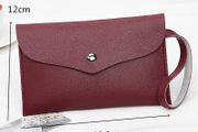 Office Lady OL Bag Women Wristlet Clutch PU Leather Handbag Wallet Phone Purse