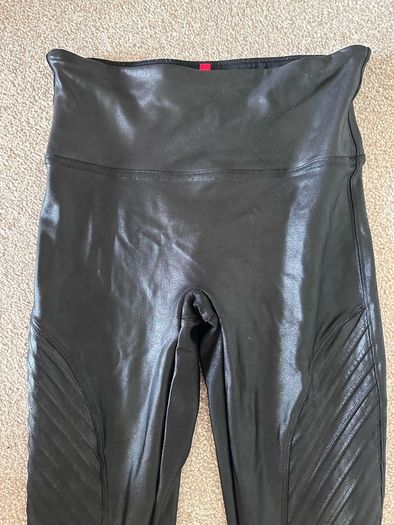 Spanx Moto Black Leggings S