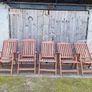 5 garden chairs Image 2