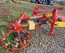 Mesco roll drum mower and haybob