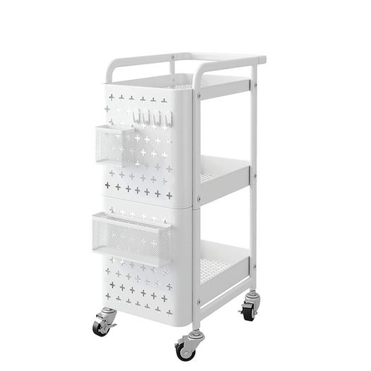 BRAND NEW 3 tier kitchen storage rack cart bathroom shelves, movable toilet storage rack