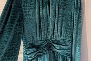 Green Velvet Top