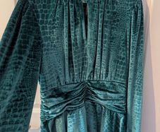 Green Velvet Top