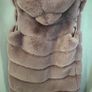 New Sleeveless Fur Hoodie / Gilet Jacket Image 3