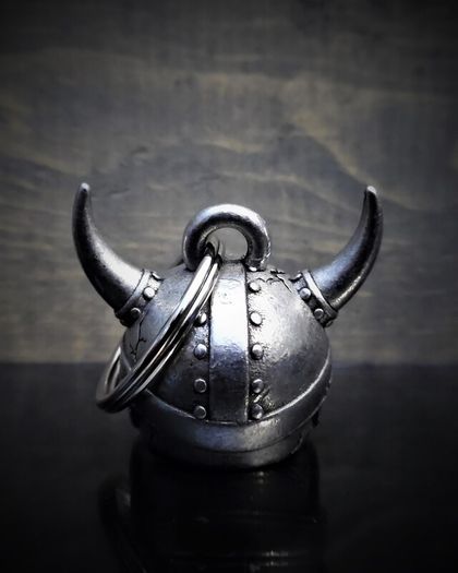 Bravo 3D Viking Helmet Skull Guardian Spirit Bell Motorcycle Motorbike Biker Gift