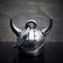 Bravo 3D Viking Helmet Skull Guardian Spirit Bell Motorcycle Motorbike Biker Gift Image 2