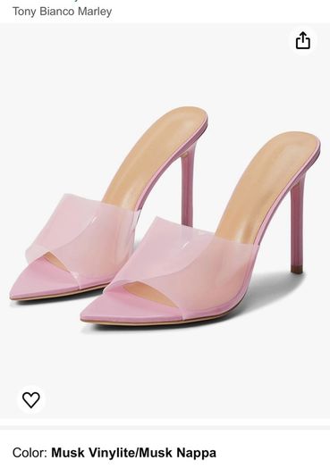 Light Pink Tony Bianco Vinyl musk Marley Heels Uk Size 7 1/2 BNIB